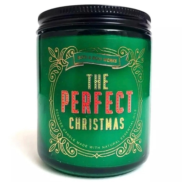 Bath & Body Works The Perfect Christmas 1-Wick Scented Jar Candle 7 oz - NEW - Picture 1 of 3